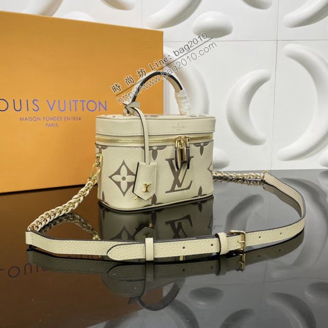 LOUIS VUITTON專櫃新款包包 路易威登Vanity小號手袋 LV老花手提肩背斜挎女化妝包  ydh4076
